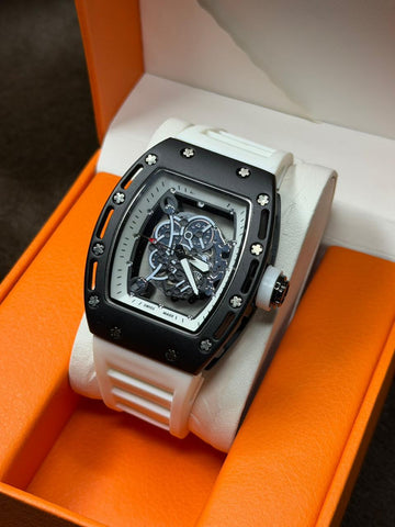 R-M Inspired Silicone Strap Men's Watch