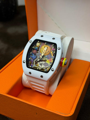 RM Smiley Silicon Strap Watch