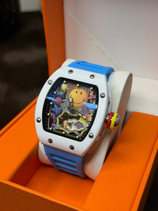 RM Smiley Silicon Strap Watch