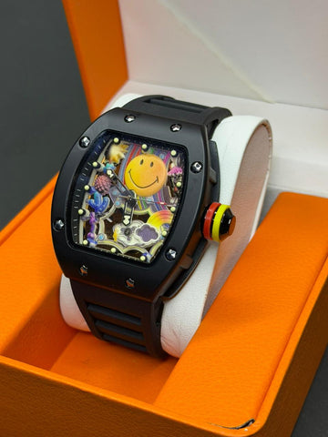 RM Smilely Silicone Straps Watch