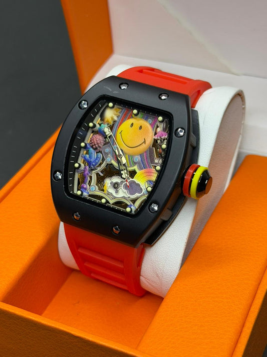 RM Smilely Silicone Straps Watch