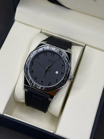 Sabr Watch with Silicone Strap - Stainless Steel Dial